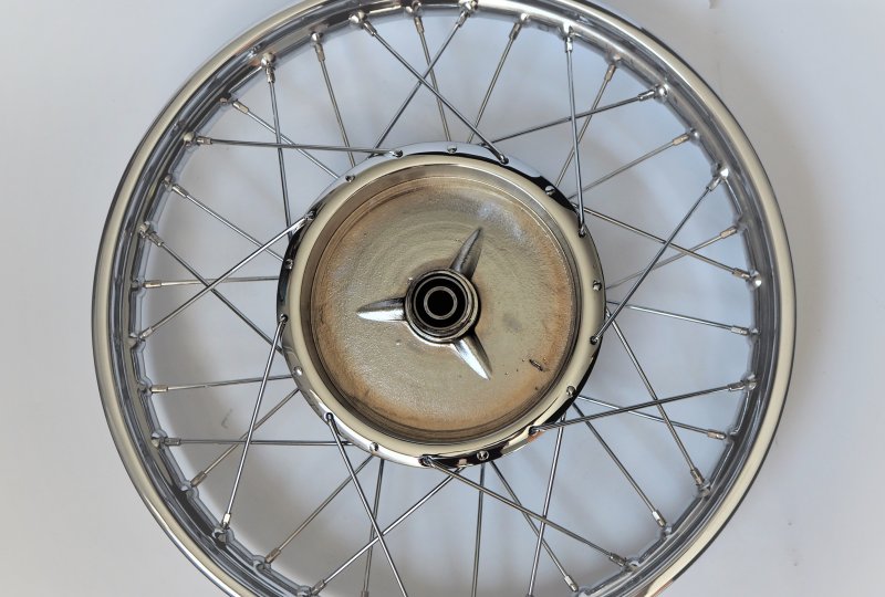 Koło przednie, Jawa 500 OHC-photo3