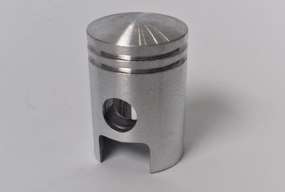 Tłok 39,50 mm, dwupierścieniowy, na sworzeń 14,1mm, rowek 2.0 mm, Jawa 50