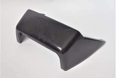 Osłona tylna, za siedzeniem, plastik, czarna, Jawa 638-639