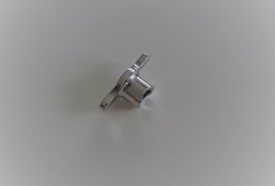Nakrętka linki hamulca M6, aluminium, polerowana, Jawa, CZ 1956---