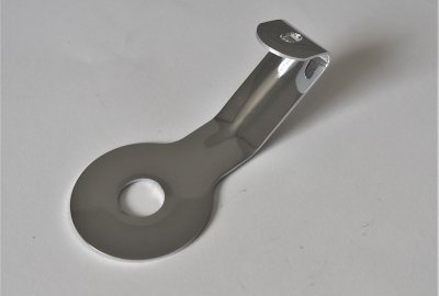 Uchwyt tłumika skrętu główki ramy, chrom, Jawa 175/250 Special