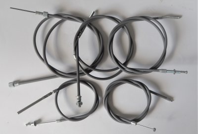 Komplet 5 linek, szare, Jawa 50 typ 20