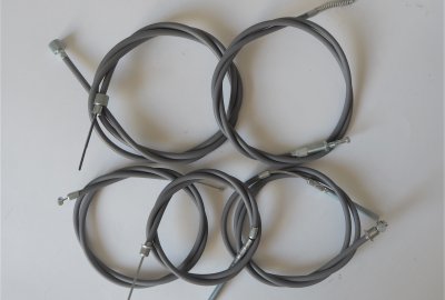 Komplet 5 linek, szare, Jawa 50 typ 21-23