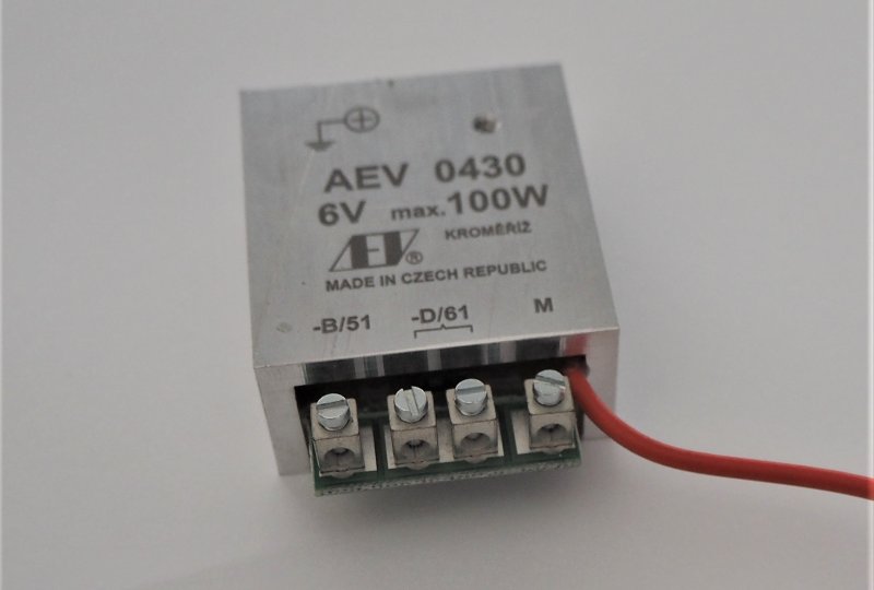 Regulator elektroniczny 6V/45-100 W + pol AEV 0430-photo2