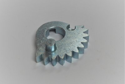 Zębatka kopnika/startera, ocynk, Jawa 50