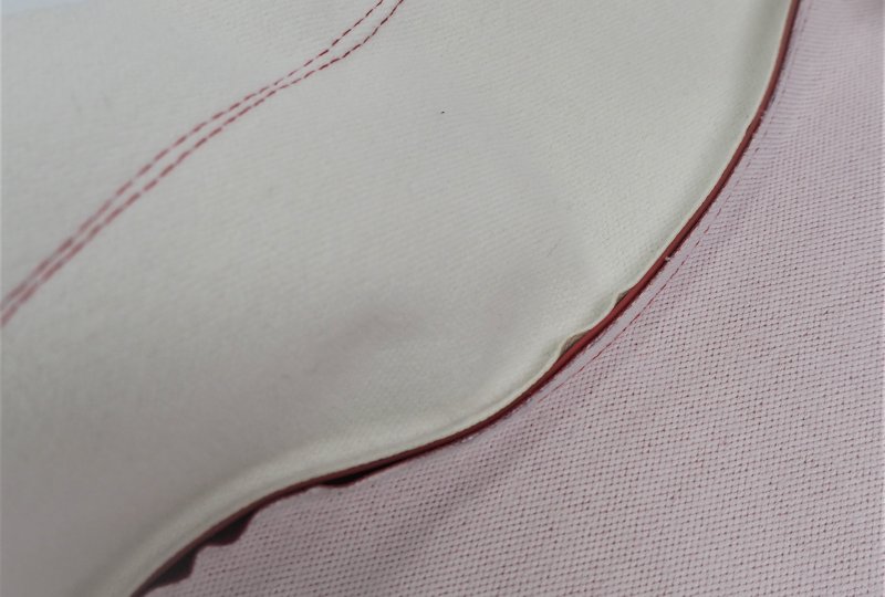 Pokrowiec na siedzenie gitara, czerwono-kremowy, Jawa, CZ-photo6