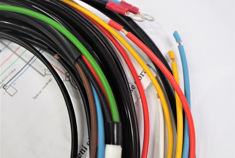 Instalacja elektryczna, główna, bez przełącznika, Jawa 250 Perak-photo2