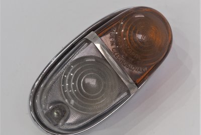 Lampa tylna boczna, biało-pomarańczowa, oryginał, VELOREX 250/350