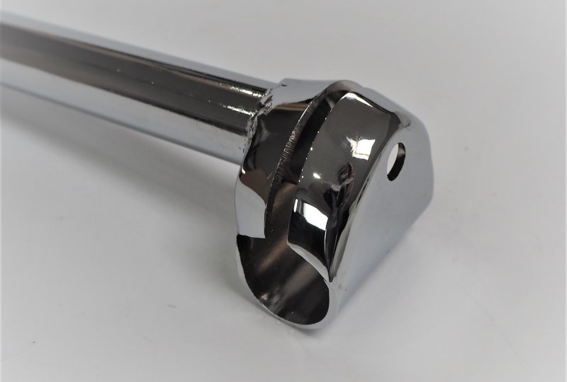 Rurka kierownicy z uchwytem, chrom, Jawa 550/555/05/20-photo3