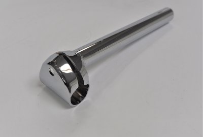 Rurka kierownicy z uchwytem, chrom, Jawa 550/555/05/20