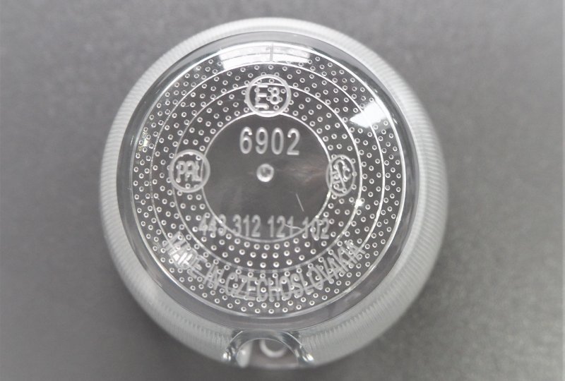 Szkło lampy, białe, PAL-E8, VELOREX-photo3