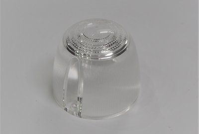 Szkło lampy, białe, PAL-E8, VELOREX