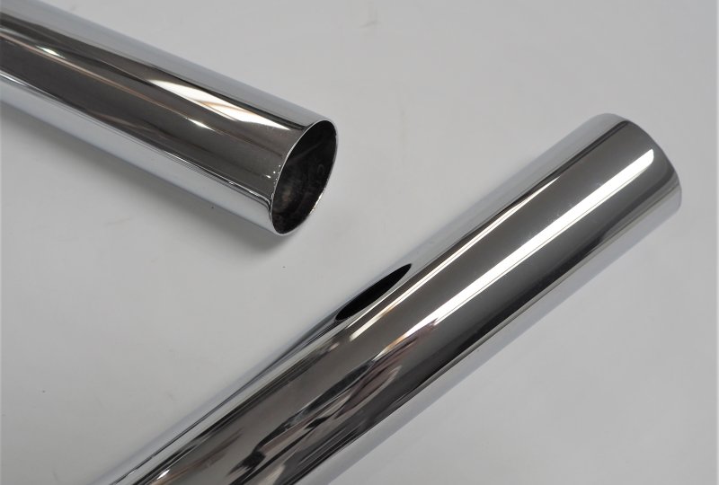 Kolanka wydechu, chrom, Jawa 350 Californian-photo4