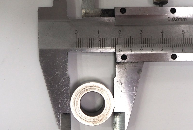 Tulejka dystansowa ośki kola, 20x10x11 mm, nierdzewna,/polerowana, Jawa-photo3