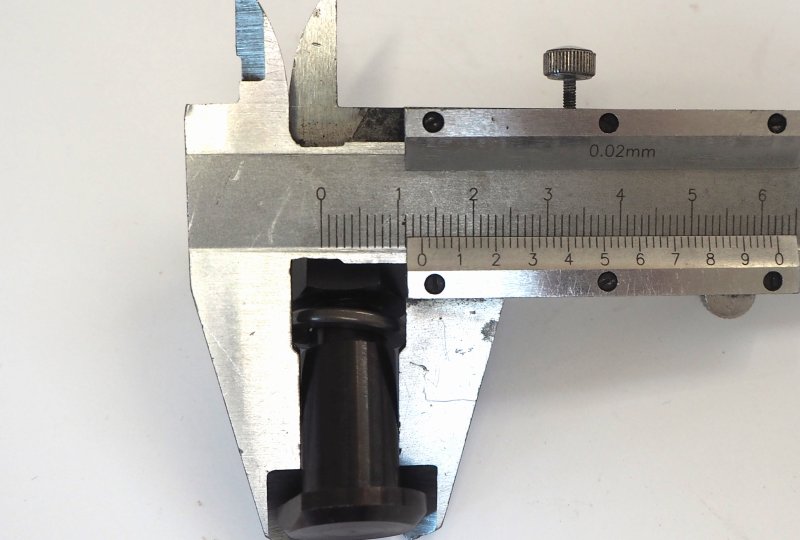 Śruba pedału hamulca z odlewu, czarna, 13x36 mm, Jawa Villiers, Special-photo3