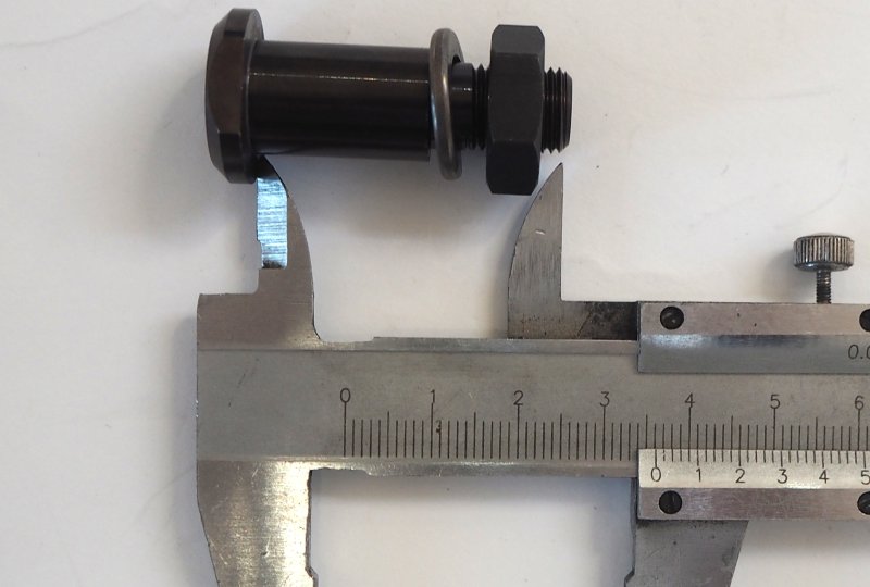Śruba pedału hamulca z odlewu, czarna, 13x36 mm, Jawa Villiers, Special-photo4