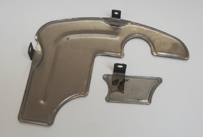Blacha, przeciwbłotna osłona, 2 szt, Jawa 250/350 Kyvacka-photo2