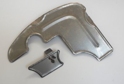 Blacha, przeciwbłotna osłona, 2 szt, Jawa 250/350 Kyvacka