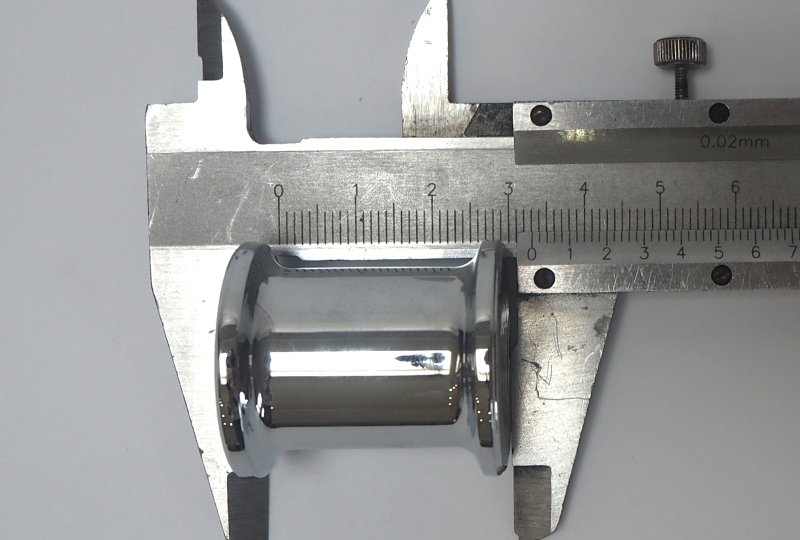 Dystans tylnego koła 33x30x15mm, chrom, Jawa 634-640-photo3