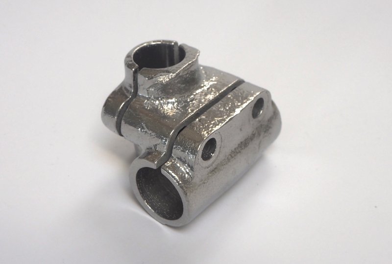 Uchwyt kierownicy, aluminium, chemicznie polerowany, Jawa 05, 20, 550, 555-photo3