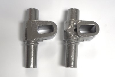 Tylne amortyzatory, chemicznie polerowane, Jawa 500 OHC 00,01