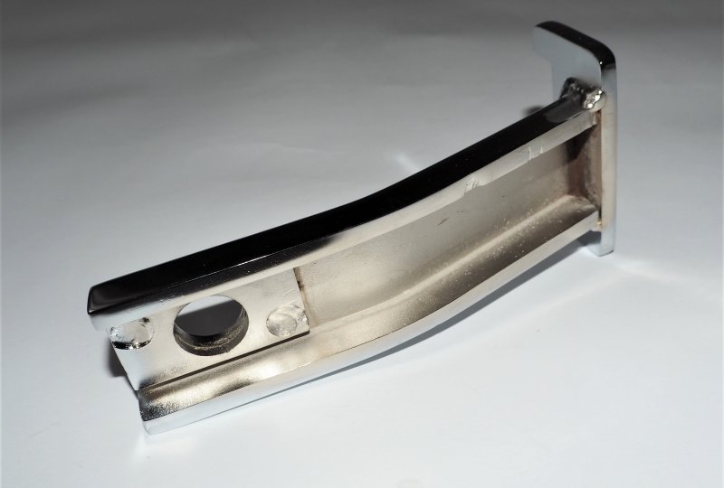 Uchwyt pokrywy hamulca, tył, chrom, Jawa 250/350-photo2