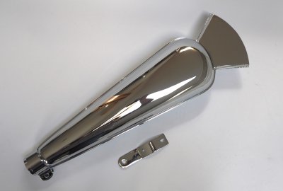 Tłumik wydechu, chrom, Jawa 350 SV
