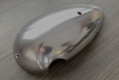 Pokrywa silnika prawa, aluminium, polerowana chemiczne, Jawa 500 OHC 00