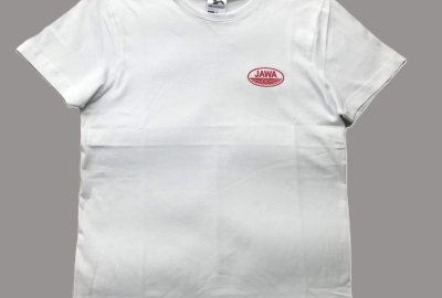 Koszulka biała z logo JAWA, rozmiar XL