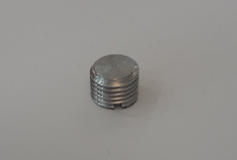 Śruba, zaślepka M14x1,5, aluminium, Jawa 500 OHC-photo2