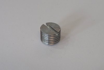 Śruba, zaślepka M14x1,5, aluminium, Jawa 500 OHC