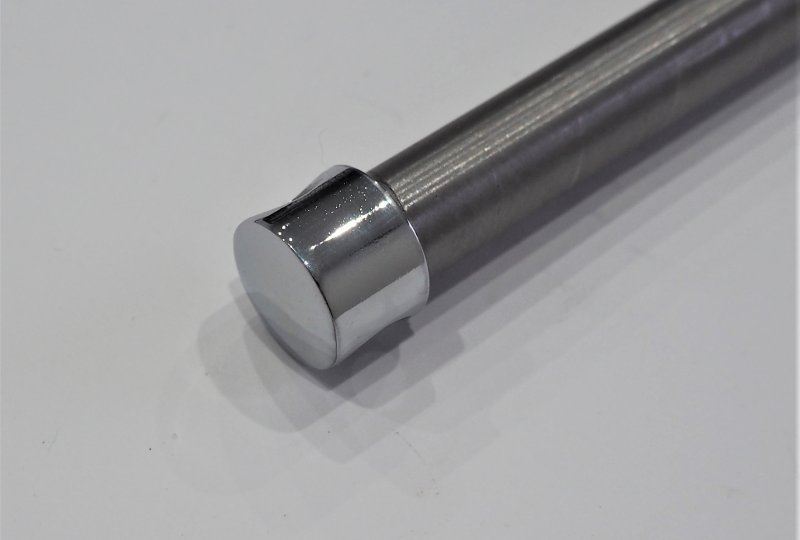 Ośka przedniego koła, 160 mm, chrom, Jawa 250/350 Panelka, Kyvacka-photo3