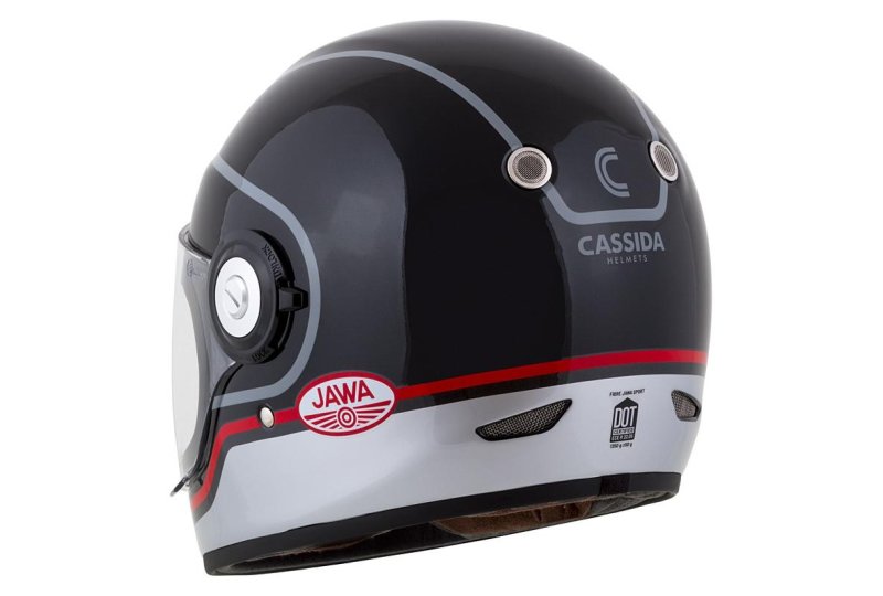 Kask CASSIDA FIBRE Jawa Sport SILVER - XS / 53 - 54 /-photo4