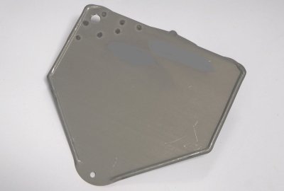 Tylna tabliczka rejestracyjna, surowa, CZ 175-500