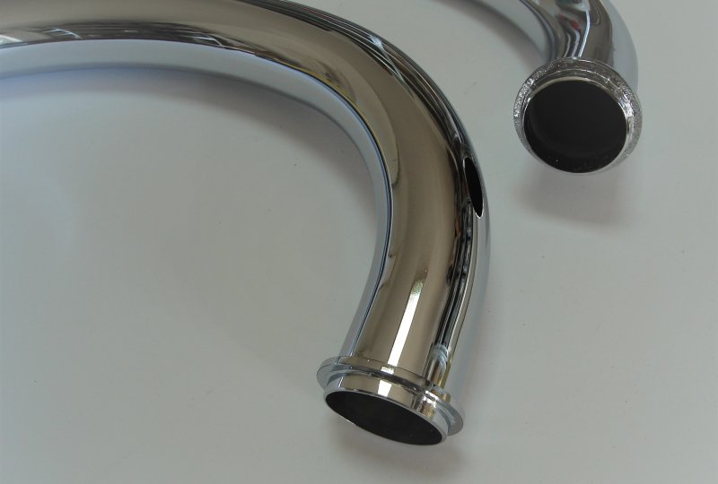 Kolanka wydechu długie do tłumików rybek Jawa 250 typ 353 Kyvacka-photo3