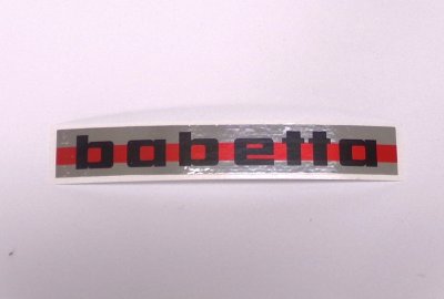 Naklejka BABETTA, 103x15mm, Jawa Babetta
