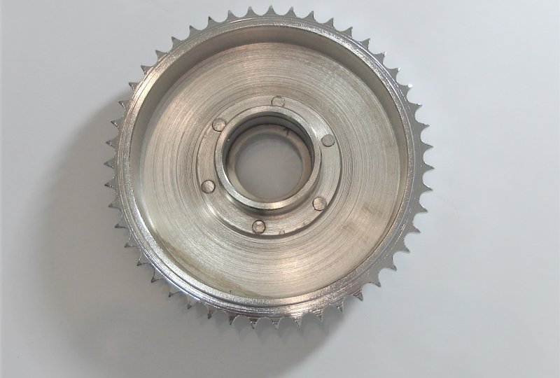 Bęben z zębatką koła, tył 47 z., chrom,  Jawa 250/350 Perak-photo2