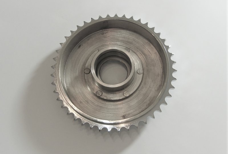Bęben z zębatką koła, tył 44 z., chrom,  Jawa 250/350 Perak-photo2