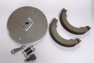 Pokrywa hamulca koła, przód, komplet, Jawa 500 OHC 00, 01