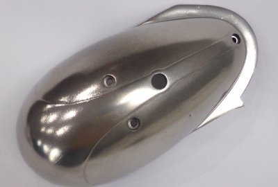Pokrywa silnika prawa, polerowana chemiczne, oryginał, CZ 125-175