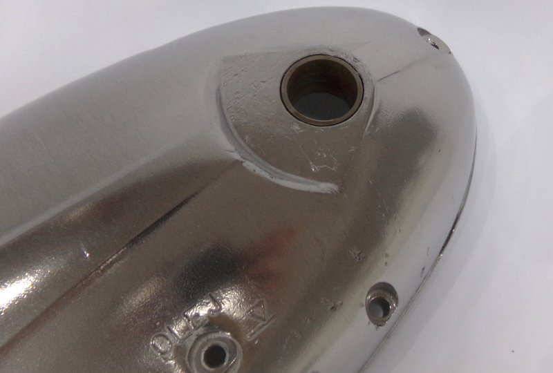 Pokrywa silnika lewa, polerowana chemiczne, oryginał, CZ 125-175-photo3
