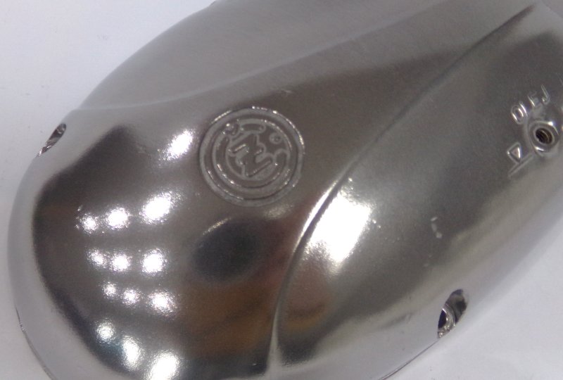 Pokrywa silnika lewa, polerowana chemiczne, oryginał, CZ 125-175-photo2