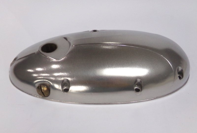 Pokrywa silnika lewa, polerowana chemiczne, oryginał, CZ 125-175-photo4