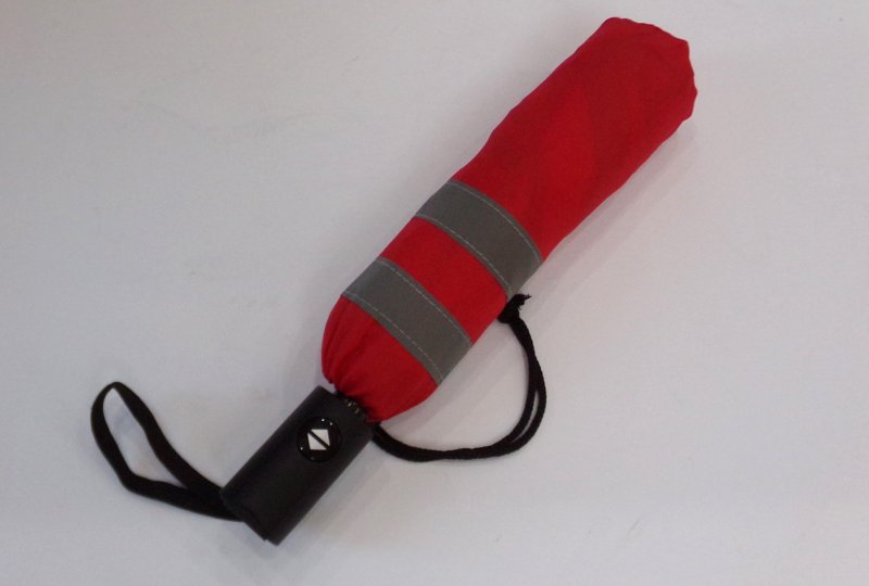 Parasol, czerwony,  z logo Jawa-photo2