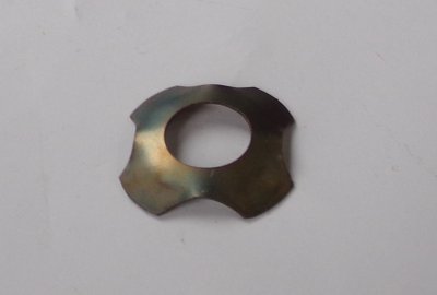 Podkładka nakrętki tłumika skrętu główki ramy, 0,5 mm, CZ 125-500
