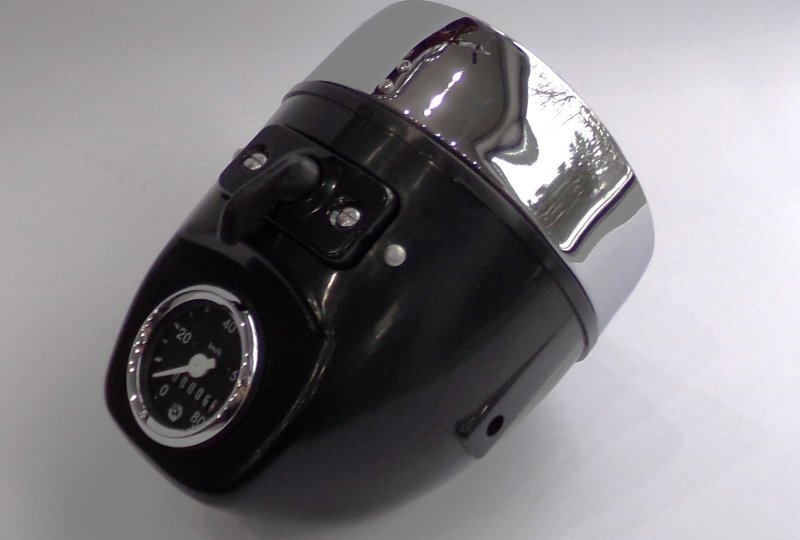 Lampa przednia, z licznikiem, kompletna, Jawa 23 Mustang-photo2