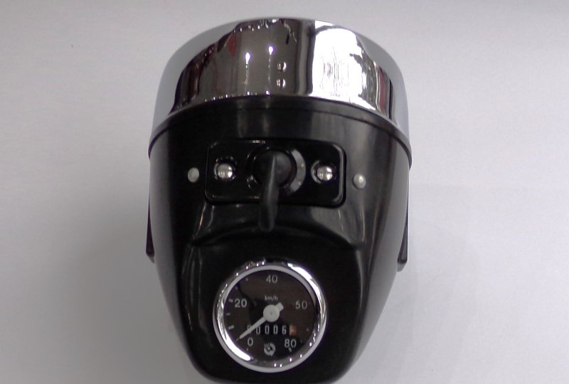 Lampa przednia, z licznikiem, kompletna, Jawa 23 Mustang-photo3