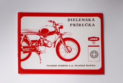 Podręcznik warsztatowy Jawa 90 - J.SŁOWACKI format A5, 45 stron