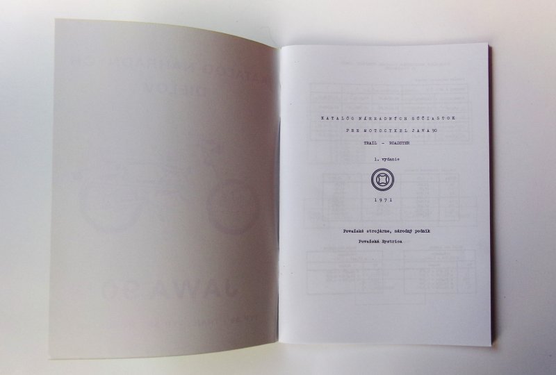 Katalog części zamiennych Jawa 90 - J.SŁOWACKI format A5, 62 stron-photo2