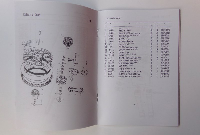 Katalog części zamiennych Jawa 90 - J.SŁOWACKI format A5, 62 stron-photo3